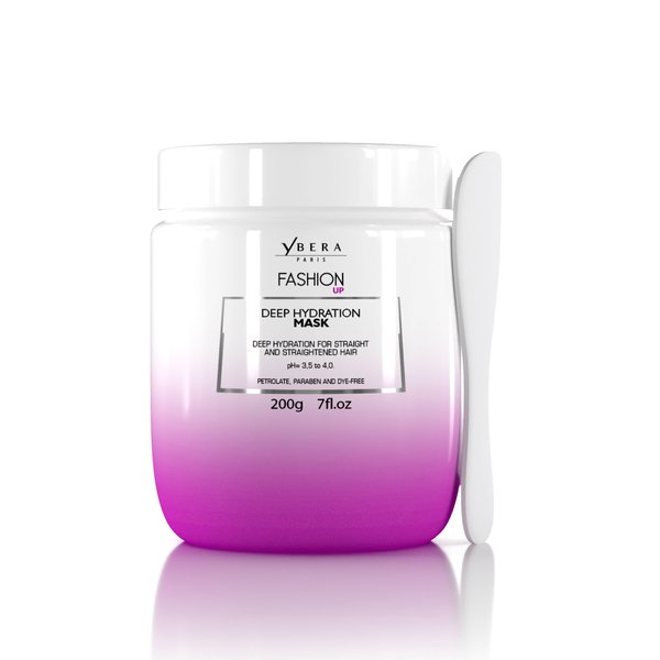 YBERA PARIS Fashion UP Mask | Ideal for Extremely Dry Hair | Shining Hair | Color Safe | Enhanced with Oil Grape Seed & Murumuru | Sulfates-Parabens Free | 7.0 Oz
