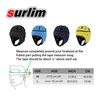 surlim Soft Helmet Flag Football Rugby Helmet Scrum Cap Soft Shell Helmet Soccer Headgear for Youth Adults (Black, Medium)