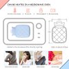 Redify Small Hot Water Bottle Bag for Hot & Cold Compress with Cover,Microwave Heating Soft Environment-Friendly Silicone for Babies Kids,Mini Hot Wate Bottle for Travel and Pain Relief,Holiday Gifts