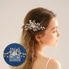 Honbay 30PCS 10 Teeth Metal Hair Combs Hair Side Combs Hair Clip Combs Twist Combs Wedding Bridal Veil Combs Wig Combs Headpieces Accessories Combs Updo Bun Chignon Hair Styling Accessories