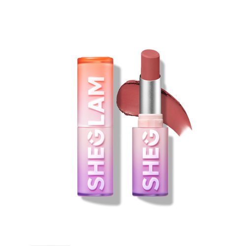 SHEGLAM Dynamatte Boom Waterproof Matte Lipstick Long Lasting Transfer Proof Lip Stick - Rule Bre...