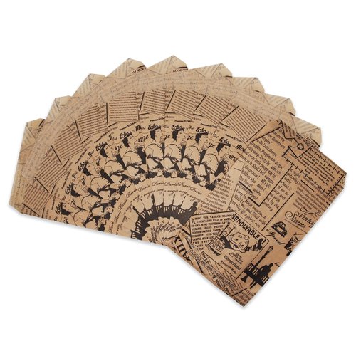 CuteBox (4" x 6" Newsprint Kraft Flat Paper Gift Bags 200pcs for Merchandise, Retail, Packaging, Party Favors, Crafts, Handmade Goods, Arts and Crafts, Outdoor Events, Holidays, Weddings