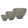 APPEARUS Face Mask Mixing Bowl 3-Pc Set - Professional Spa Facial Mask Mixing Tool (Dark Gray)