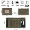 Rough Enough Boys Wallet for Teen Boys Kids Neck Lanyard Keychain Wallet with Zipper in Canvas Tactical Army Green