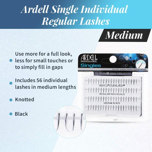 Ardell False Eyelashes Regular Medium Black 4 Pack