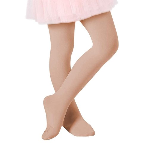Century Star Ballet Dance Tights Nude Tights Leggings for Girls Toddler Tights 4t Ice Skating Tights Toddler Stockings 1 Pack Nude 3-6 Years
