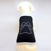 Alphadog Series Paw Rhinestone Tank top T-Shirt for Your Dog or Cat (M, Aqua)