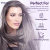 VANIDOX Sulfate Free Purple Shampoo for Grey and Silver Hair, Brass Toning Purple Shampoo Infused with Purple Pigment, Purple Shampoo for Gray Hair for Women (16 fl oz)