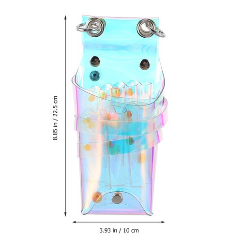 Hair Scissor Portable Barber Waist Bag Plastic Barber Scissors Pouch with Waist Shoulder Belt Hairdressing Pouch for Hair Stylist