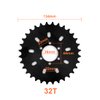 L-faster Bicycle Spoke Chain Wheel Bike Rear Wheel 32T Sprocket for Our Left Drive Motor Kit 16T Freewheel with Adapter for Motor MY1016Z (kit 1)