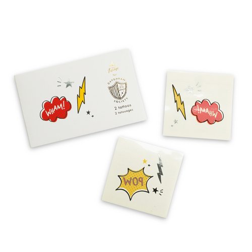 Daydream Society Superhero Temporary Tattoos, Pack of 2