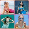 SUNAI Mermaid Temporary Tattoos - 145Pcs Glitter Styles - Perfect for Under The Sea Birthday Decorations, Favors, Supplies, Gifts Goodie Bag Fillers, 12 Sheets