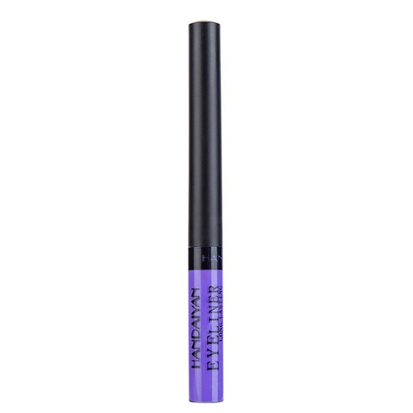 DekRion Liquid Eyeliner, Matte Colored Eyeliners, Purple Eyeliner, White Black Red Brown Green Purple Waterproof High-pigmented Colorful Eyeliners Eye Makeup,1PC Purple