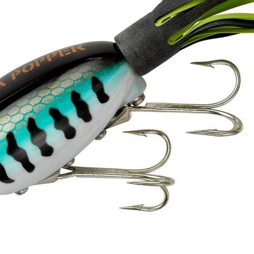 Arbogast Hula Popper Topwater Fishing Lure, Bass, G750 (2 1/4 in, 5/8 oz)