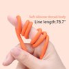 Seadiquiet Orange 3 in 1 Multi USB Cable 100W Multi Charger Cable Fast Charging Cable Fast and Stable Charging to Various Mobile Phones with Type-C/Android/Charging Ports(2m/78.7inch)