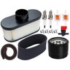 HOODELL FR691V Tune Up Kit for Kawasaki FR651V FR730V FS481V FS541V FS600V FS730V Engine Lawn Mower Tractor, Replace 49065-7007 Oil Filter 11013-7047 Air Filter