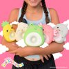 Top Trenz Slow-Rise Squishy Cloud Pop - Squishmallows Maui The Pineapple - Stress-Relieving Sensory Toy, Ideal for Classroom Focus, Party Favors, & Engaging Hand Activity, Tropical Pineapple Design