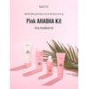 Nacific Pink AHA BHA Kit (Cleansing Foam, Toner, Serum, Cream) Travel Size Skin Care Set