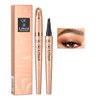 Eyebrow Pencil, Microblading Eyebrow with 4-Fork Tip Magic Brow Tattoo Pencil for Women, Waterproof, Long Lasting Eyebrow Makeup (Light coffee)