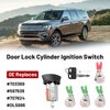 Ignition Switch Lock Cylinder Door Lock Cylinder fit for 1997-2020 for Ford Econoline E-150 E-250 E-350 Van Door Lock Key Cylinder 703369 597638 707624 DL5886 Ignition Switch Lock Cylinder