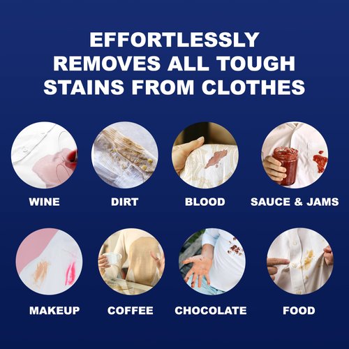 GuruNanda OxiClean Stain Remover Pen for Clothes (3 Pack) - Instant Spot Cleaning for All Laundry Stains: Blood, Food, Drinks, Dirt, Ink, Makeup - Bleach-FREE & Travel-Friendly (2x More Quantity)