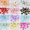 3D Flower Nail Charms and Metal Caviar Beads,Nail Art 3D Acrylic Flowers Nail Charms Nail Design Supplies Decoration Accessories DIY Nail Decoration in 12 Compartment Box