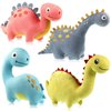 4 Packs Dinosaur Stuffed Animal Cute Dinosaur 9 Inch Dinosaur Plush Toys Adorable Soft Dinosaur Toy for Kids Baby Birthday Party Favors
