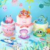 Tinlade Animal Headbands, 48 Pcs Jungle Safari Animal Sea Animals Birthday Party Hats Paper Crowns for Kids (Ocean Animal)