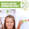 LOGOFUN 40pcs Four-leaf Clover Hair Clips Plants Hairpins Sprout Hair Barrette Adorable Hair Accessories for Little Girls