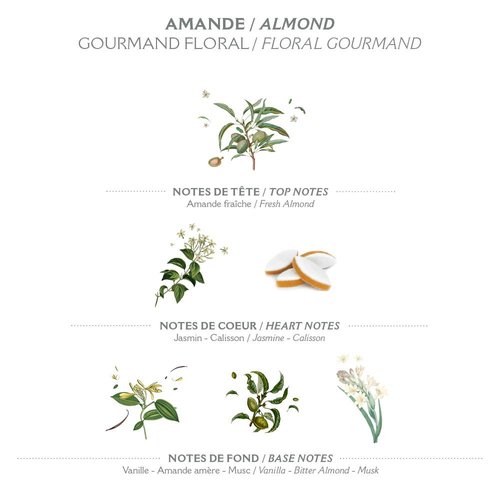 Panier des Sens Shower Gel, Sweet Almond, 6.7 Ounce