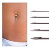 Ear Nose Piercing Needles - TC Mix body piercing needles 12g.14g.16g.18g.20g Individualized Package for Piercing Needle Supplies Piercing Kit (100 MIX)