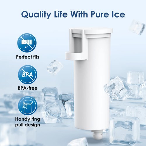 Waterdrop Replacement for GE® Profile Opal Nugget Ice Maker Water Filter, P4INKFILTR, with Ring Pull, NSF 42&372 Certified, BPA-Free, 3 Counts
