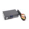THE CIMPLE CO 2 Way AV Switch - 2 Input 1 Output RCA Selector Switch for Composite Audio and Video - Switcher Box - Includes RCA Composite Cable (Black)
