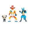 Pokemon Battle Figure 3 Pack - Features 2-Inch Pancham and Lucario and 3-Inch Infernape Battle Figures