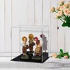Display Case 7.8x5.9x7.8inch,20x15x20cm for Collectibles Assemble Clear Acrylic Box Alternative Glass Case for Display Action Figures Home Storage Organizing Toys