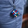 RUBIK'S Cube 3 x 3 Key Ring – Colourful Puzzle Game Rubik's – Mini Puzzle 3x3 Orginial Colour Matching – Classic Cube Problem Solving – Mini Version – 6064001 – Children's Toy 8 Years and Above