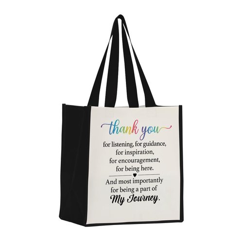 Inspirational Thank Gifts for Women Tote Bag Motivational Appreciation Gifts Waterproof Reusable Grocery Bags Shopping Beach Bag Birthday Christmas Anniversary Thank You Gifts for Women Mom Teacher