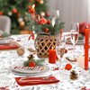 Whaline Christmas Coloring Tablecloth 54 x 108 Inch 6 Games Xmas Santa Claus Themed Color-in Paper Disposable Table Cover for Winter Holiday Birthday Party Supplies Set