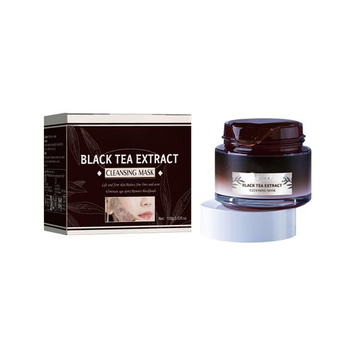 OFOCASE Black Tea Extract Cleaning Mask, Lines and Blunt, Deep Cleaning Formula 100g, Make Your Skin Healthier,Suitable for multiple skin