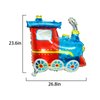 GLASNES Train Birthday Balloon Kit Train Foil Balloons Five-pointed Star Foil Balloons Baby Shower Train Themed Birthday Party Decorations Supplies
