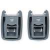 Havgufil 2PCS Sun Visor Support Clip for 2007-2013 Chevy Silverado Tahoe GMC Sierra Yukon #15882854 Gray