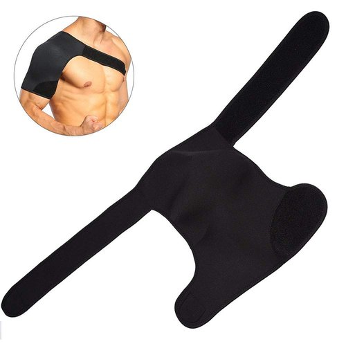 Compression Recovery Support Right Shoulder Stability Brace, Arm Injury Prevention Stabilizer Shoulder Compression Sleeve for Rotator Cuff Pain Relief for Sports Protective Gear