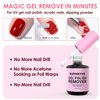 Gel Nail Polish Remover, BORNBYME 3 PCS Nail Gel Polish Remover Kit Quick Remove Sock-off Gel Nails False Nail Tips Acrylic Nail Remover
