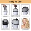 10 Pcs Mesh Wig Caps for Women, Black Wig Cap Net Nylon Hair Net for Lace Front Wigs, Stretchy Open End Hair Mesh Net for Halloween, Cosplay