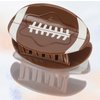 Hapdoo Brown Football Hair Clips, Football Hair Claw Clips Game Day Rugby Hair Accessories Gifts for Women Girl