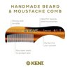 Kent A 81T 2.8" Pocket Comb – Fine Tooth Beard & Mustache Comb, Ideal for Travel Grooming Kits. Perfect for Beard Care, Grooming, and Styling.
