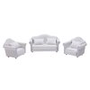 Fateanuki 1 12 Scale Doll House Furnitures 3pc Sofa Miniature Dollhouse Toy Parlor Bedroom Decoration Accessories