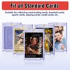 10ct Magnetic Card Holder, UV Protection Baseball Card Holder, 35pt Magnetic Card Holder, Magnetic Card Holders for Trading Cards, Protect & Store Valuable Sports Cards, Football Cards & Gaming Cards