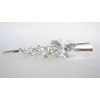 Generic Gold or silver clear or AB crystal butterfly metal alligator hair clip (Primary color: Gold/clear crystals)