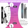 DAODER Lash Extension Kit with Bottom Lashes 50D D Curl Light Volume Lash Clusters with Bond Seal And Lash Remover Fluffy Eyelash Extenstion Kit DIY Individual Lashes(50D + Bottom Lash Clusters Kit)